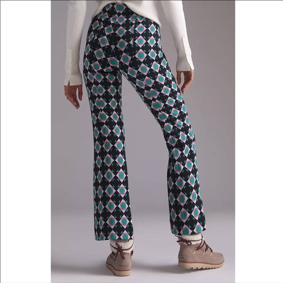 Anthropologie Maeve The Margot pattern kick flare pants xl - Picture 2 of 7
